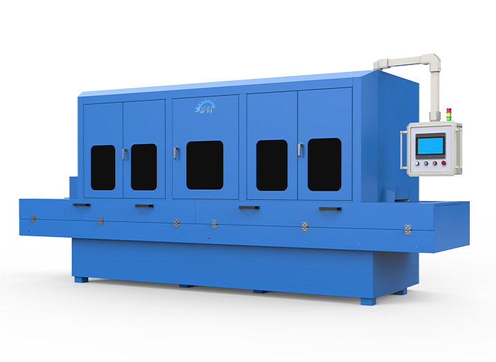 江蘇直線通過自動翻面雙面去毛刺機